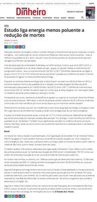 Estudo sobre energia menos poluente, com Paulo Saldiva