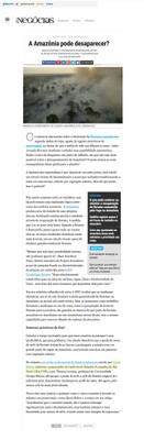 A Amazônia pode desaparecer?