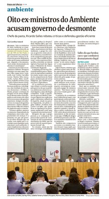 Encontro de ex-ministros do Meio Ambiente