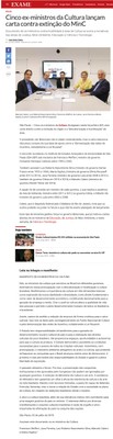 Encontro de ex-ministros da Cultura