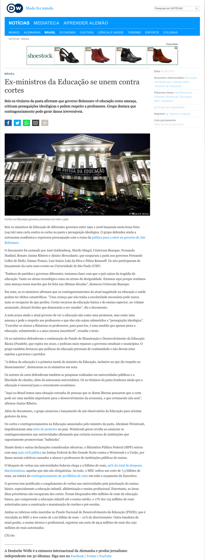 Encontro de ex-ministros da Educação