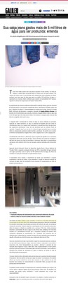 O consumo de água nos processos produtivos da indústria da moda