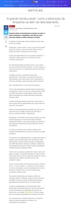 A grande mentira verde como a destruição da Amazônia vai além do desmatamento  - Pag-1