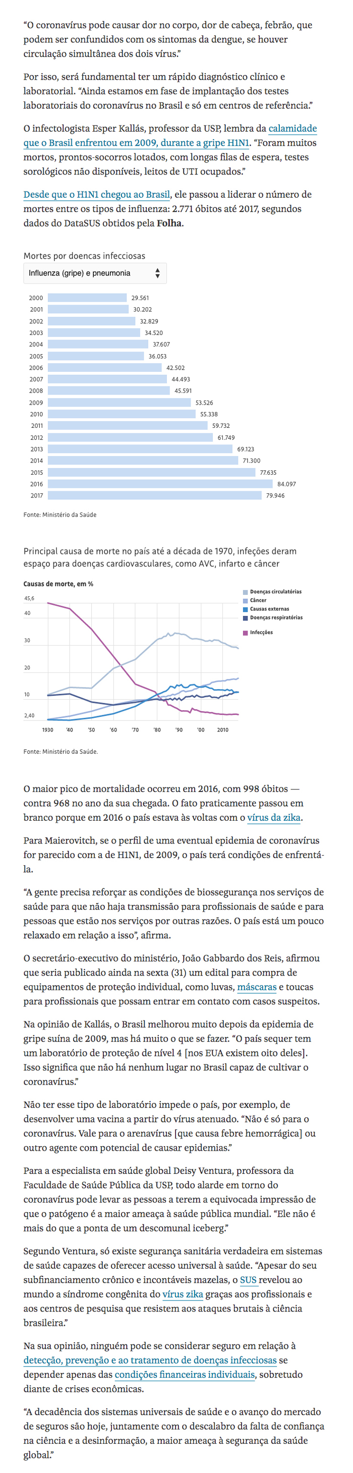 Chegada do Coronavírus pode colocar SUS em xeque - pág. 2