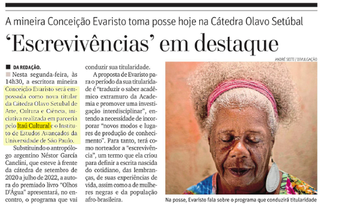 Posse de Conceição Evaristo