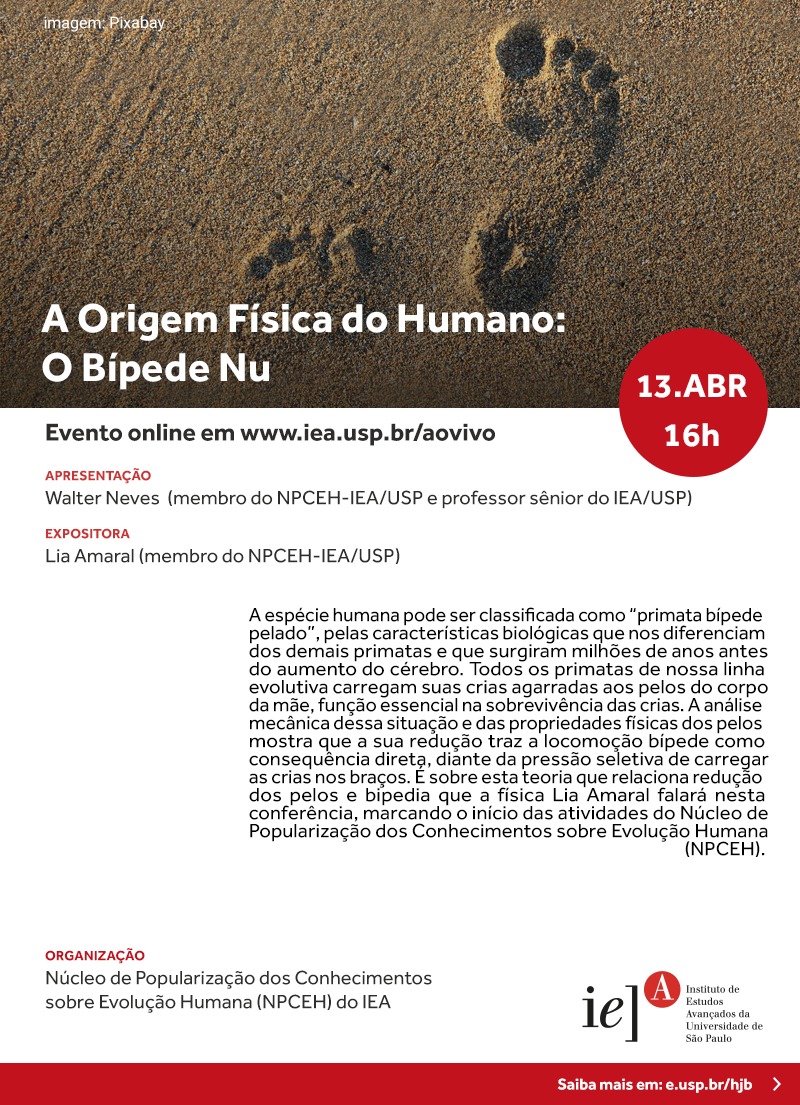 Convite - A Origem Física do Humano