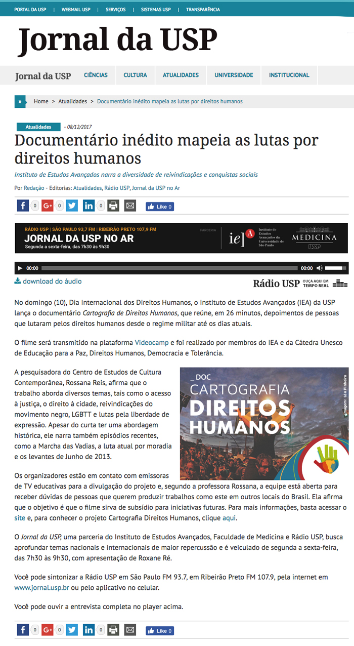 Cartografia Direitos Humanos