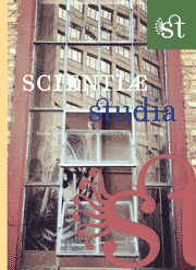 Capa Scientiae Studia - Vol. 11 - No. 3