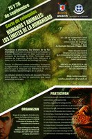 Cartaz - Colóquio Humanos e Animais