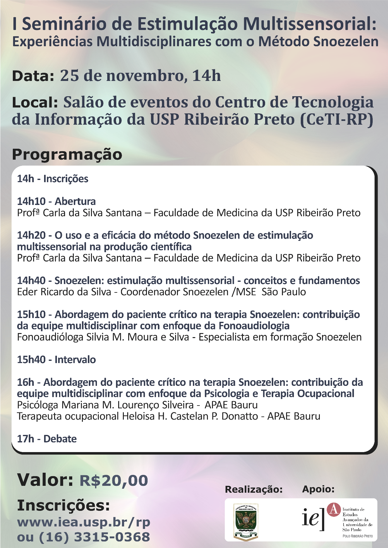 Cartaz multissensorial