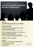 Cartaz docência ensino superior