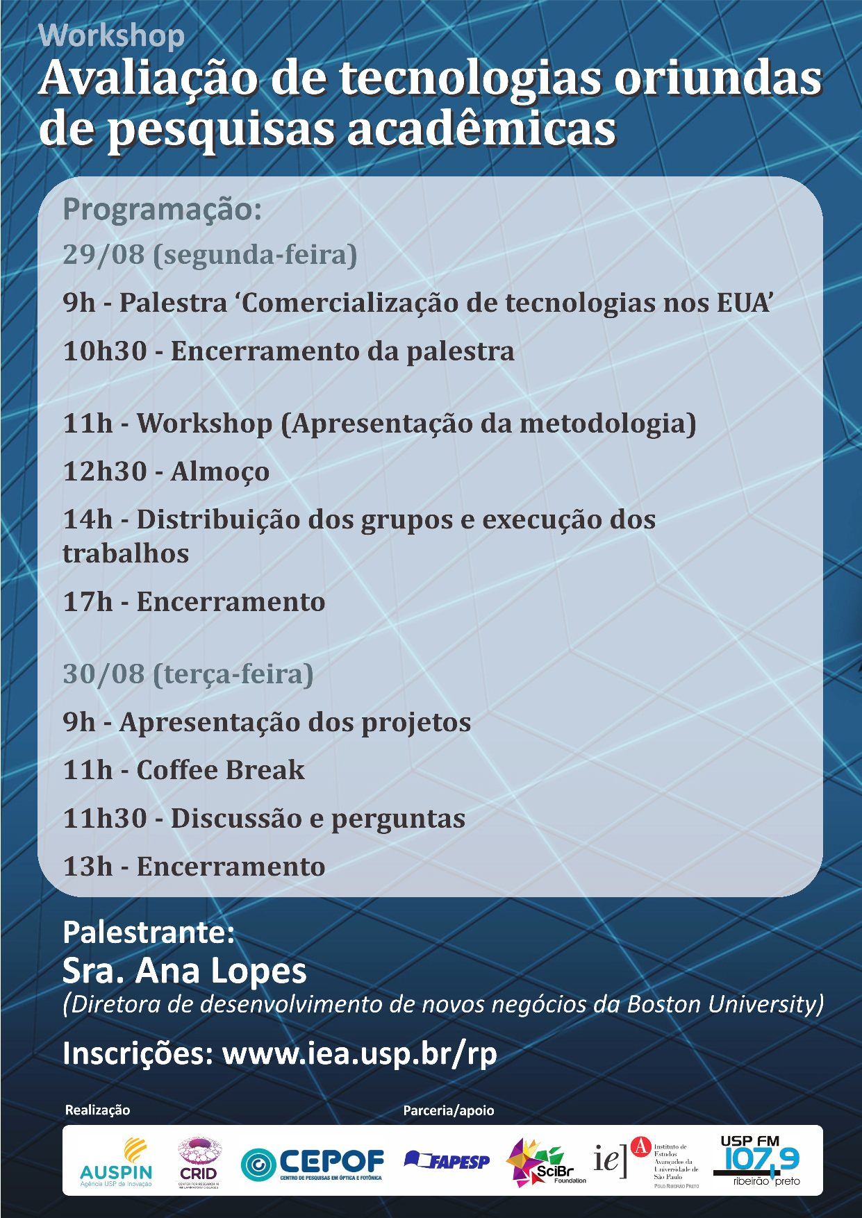 Cartaz transferência tecnologia 2016