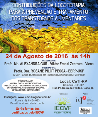Cartaz logoterapia nutrição
